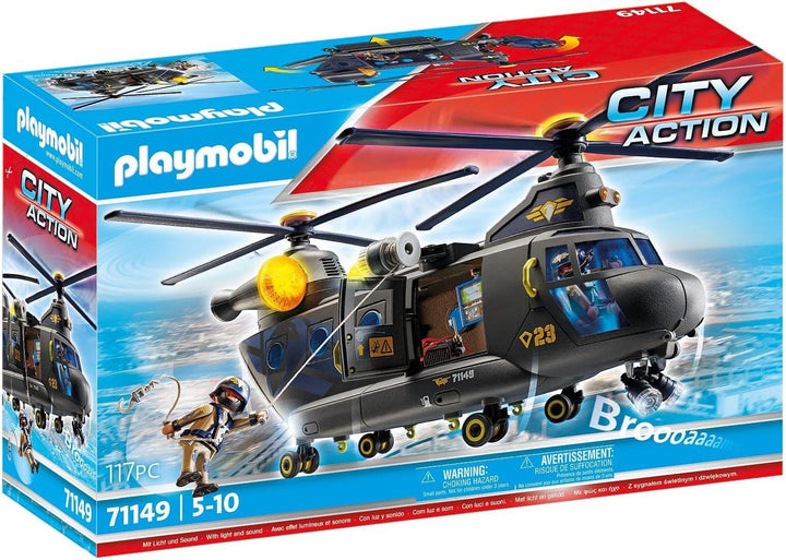 Playmobil 71149 City Action Tactical Police Twin-Prop Helicopter