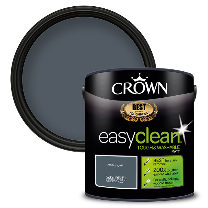 Crown Easyclean Emulsion Paint Matt 2.5L All Colours