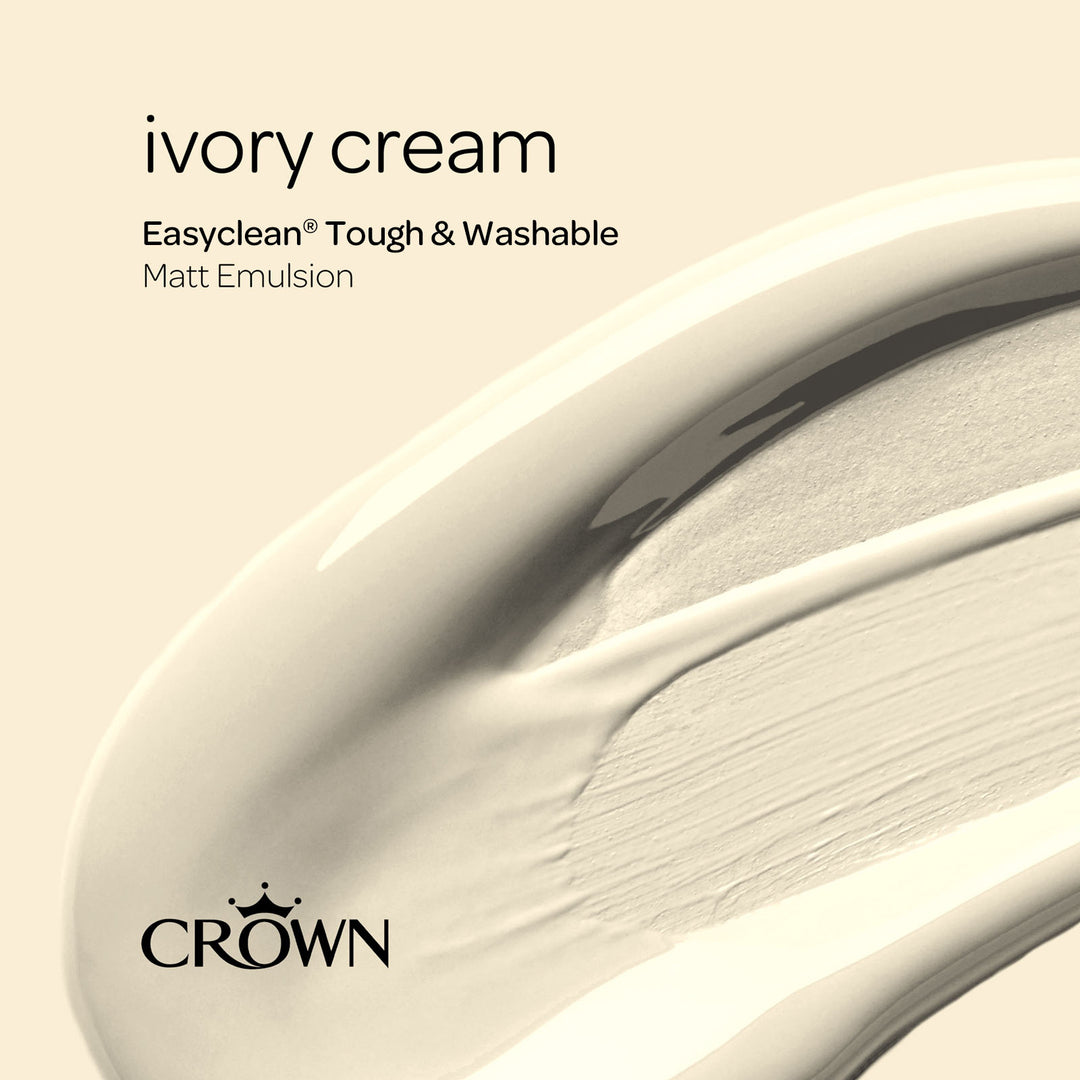 Crown Easyclean Emulsion Paint Matt 2.5L All Colours