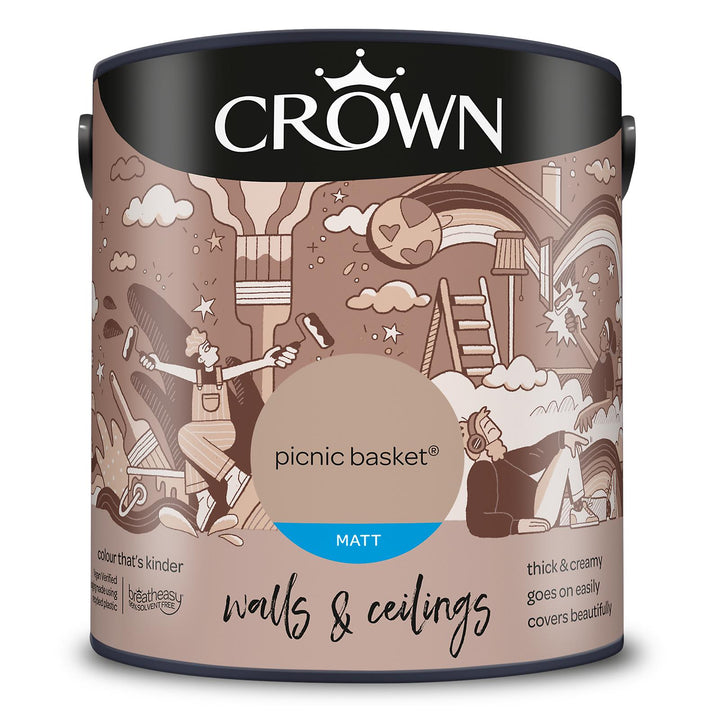 Crown Walls And Ceilings Matt 2.5L