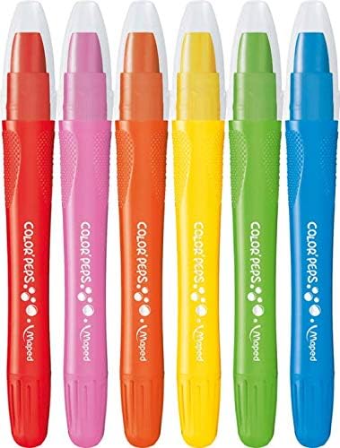 Maped Color'Peps Gel Smoothy Crayons (6 pack), 836306