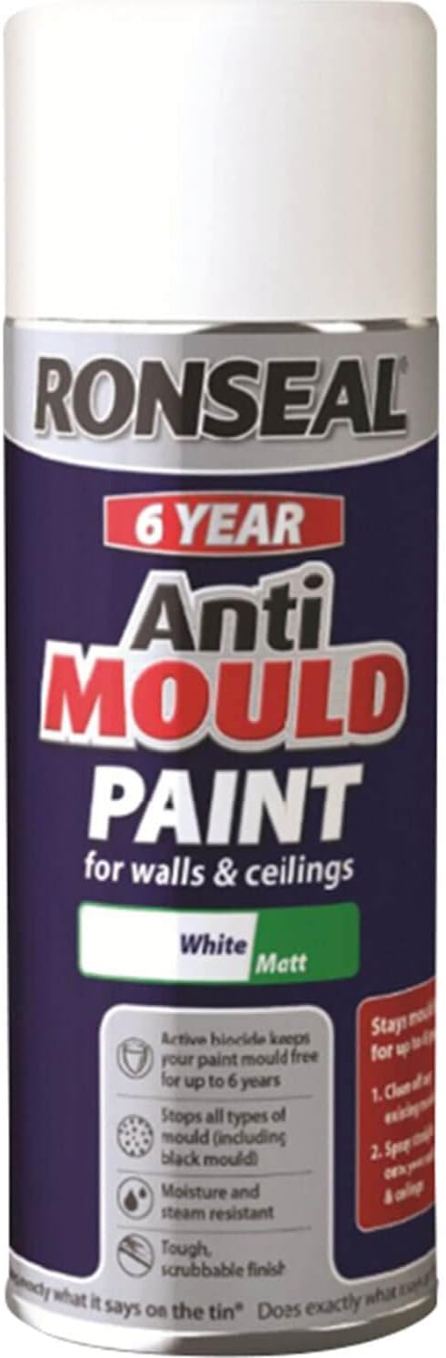 Ronseal Anti Mould White 400ml Aerosol