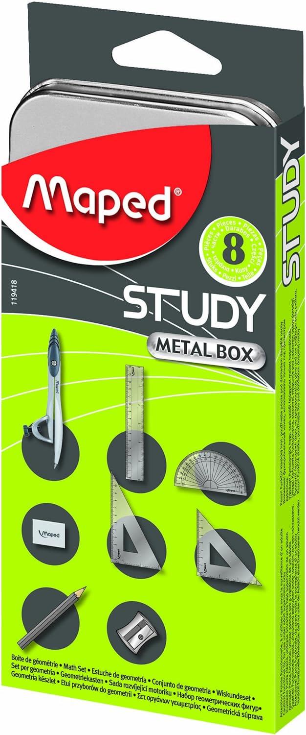 Maped Maths Study Set 8 Pieces