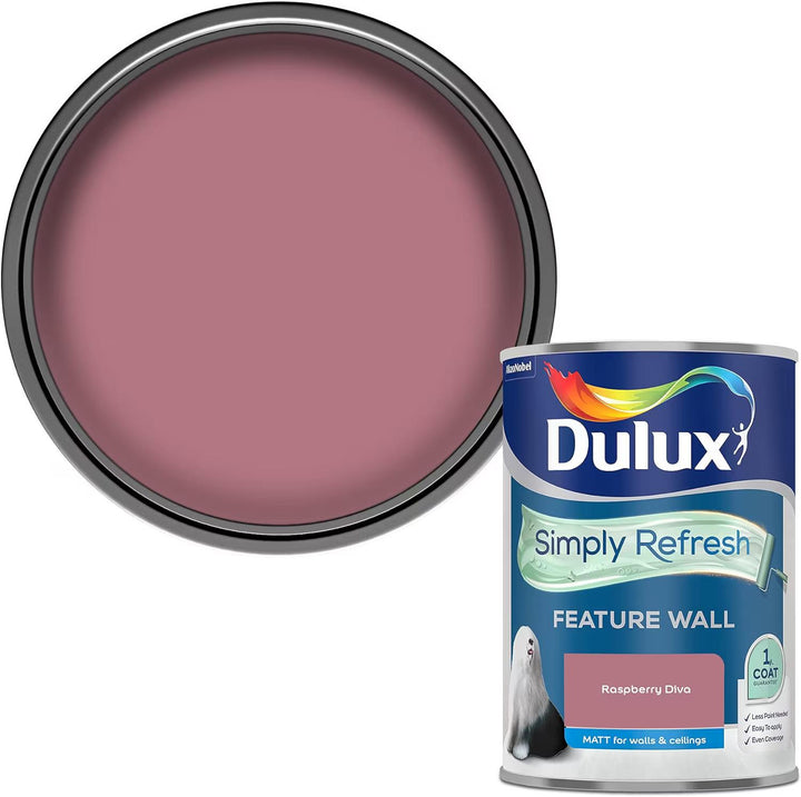 Dulux Simply Refresh Feature Wall Matt Emulsion Paint 1.25L