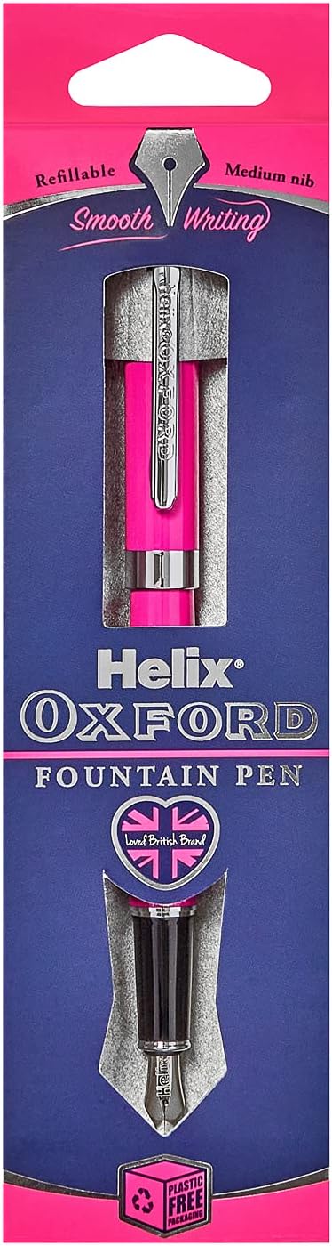 Helix Oxford Premium Fountain Pen Assorted Colours