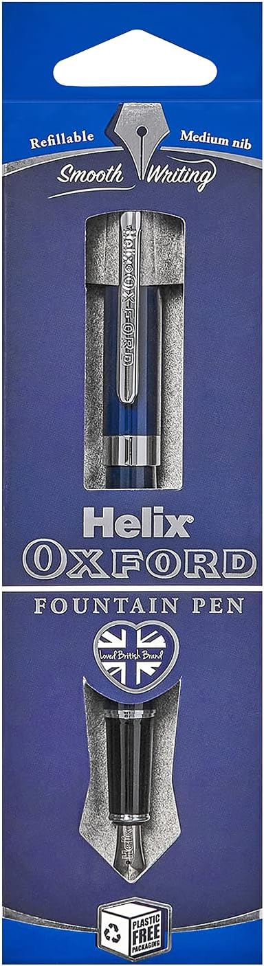 Helix Oxford Premium Fountain Pen Assorted Colours