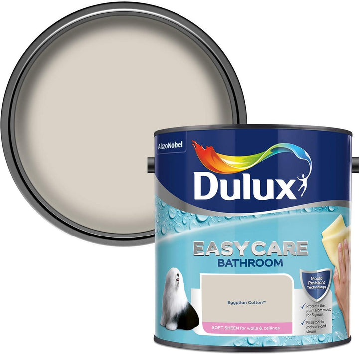 Dulux Easycare Bathroom Soft Sheen 2.5L Assorted