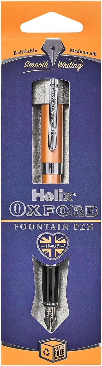 Helix Oxford Premium Fountain Pen Assorted Colours