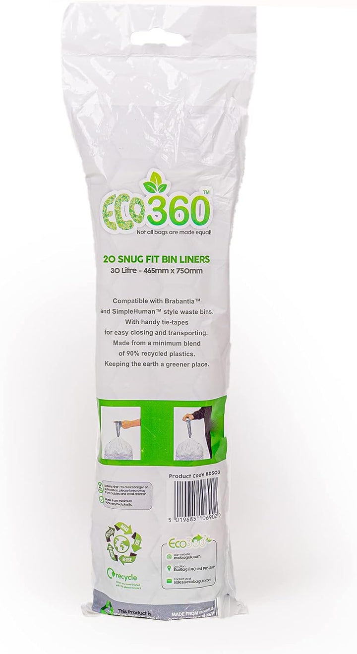 Eco360 Brabantia Compatible Bin Liners