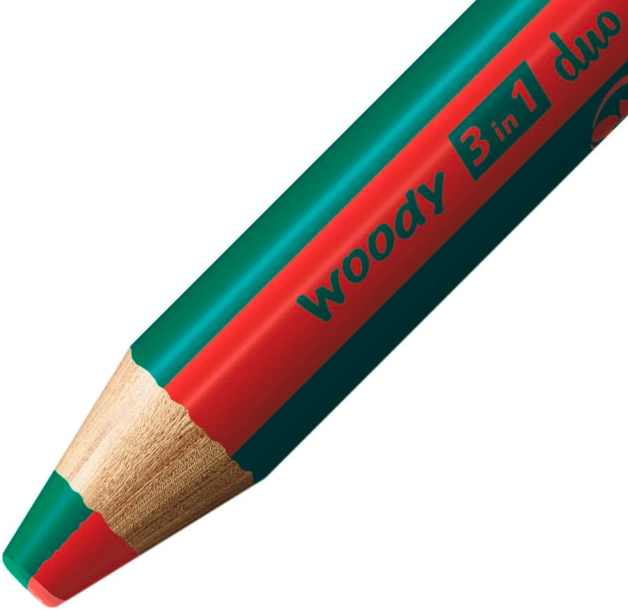 Multi-Talented Pencil - STABILO woody 3 in 1 duo Assorted Colours