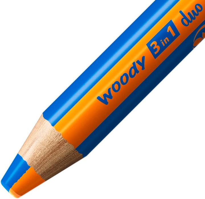 Multi-Talented Pencil - STABILO woody 3 in 1 duo Assorted Colours