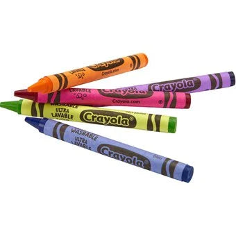 Crayola Ultra Clean Washable Large Crayons 8 Pack