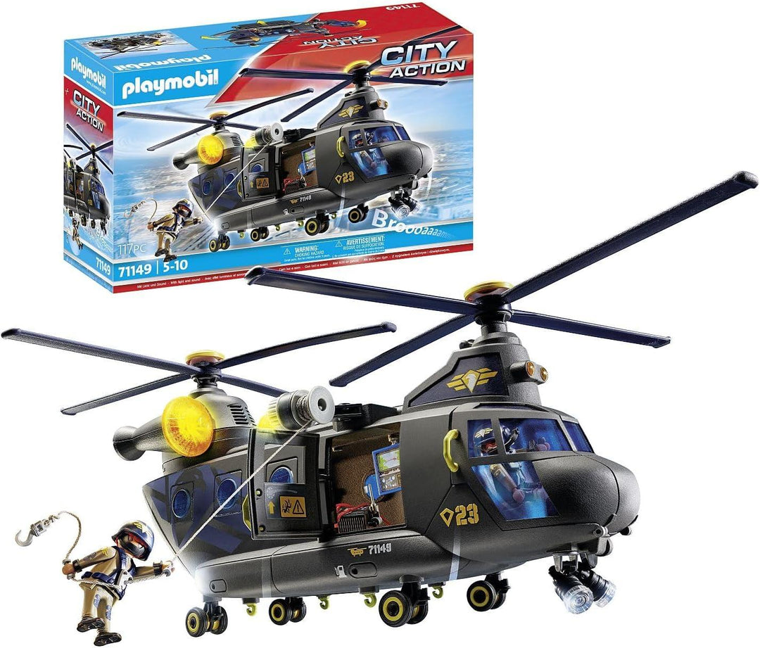 Playmobil 71149 City Action Tactical Police Twin-Prop Helicopter