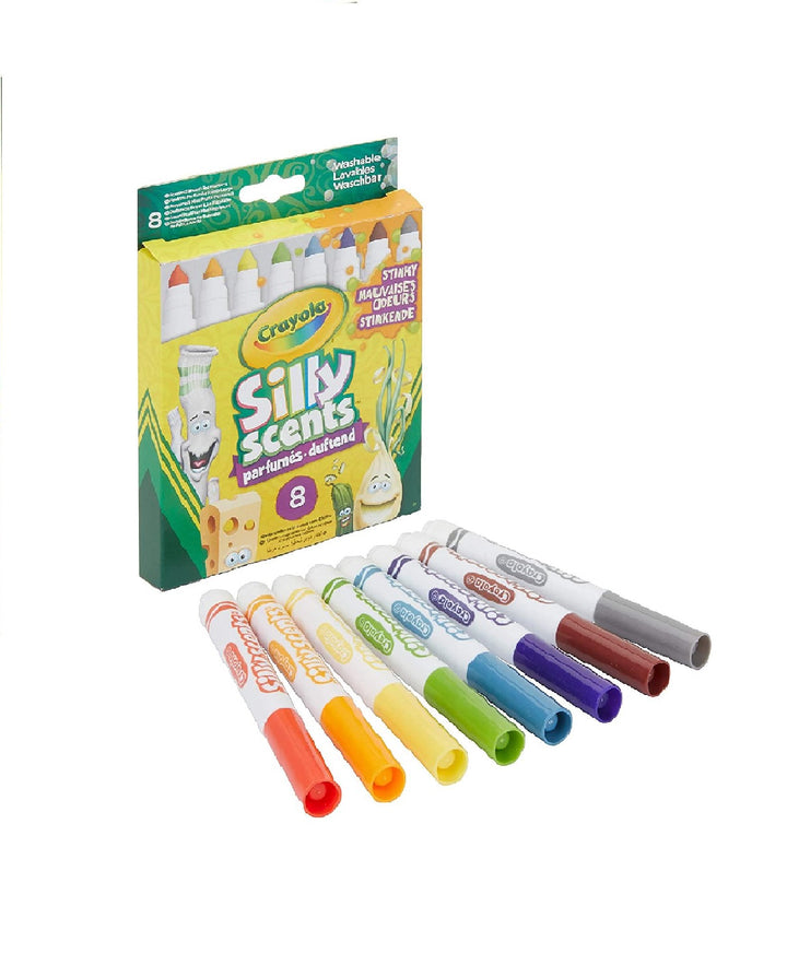 Crayola Silly Scents Broad line Stinky Markers 8 Pack