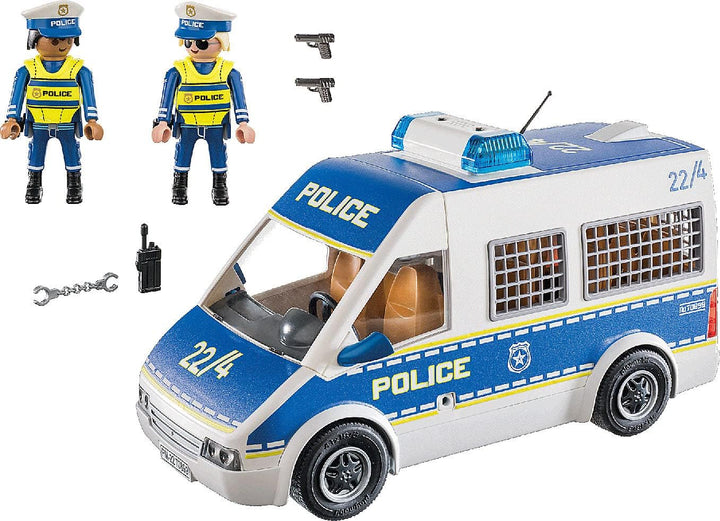 PLAYMOBIL City Action Police Van with Lights and Sound