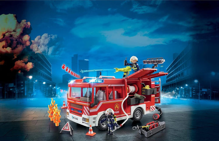 Playmobil 9464 City Action Fire Engine with Working Water Cannon