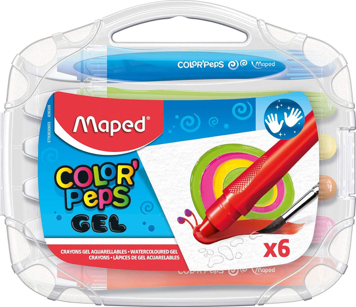 Maped Color'Peps Gel Smoothy Crayons (6 pack), 836306