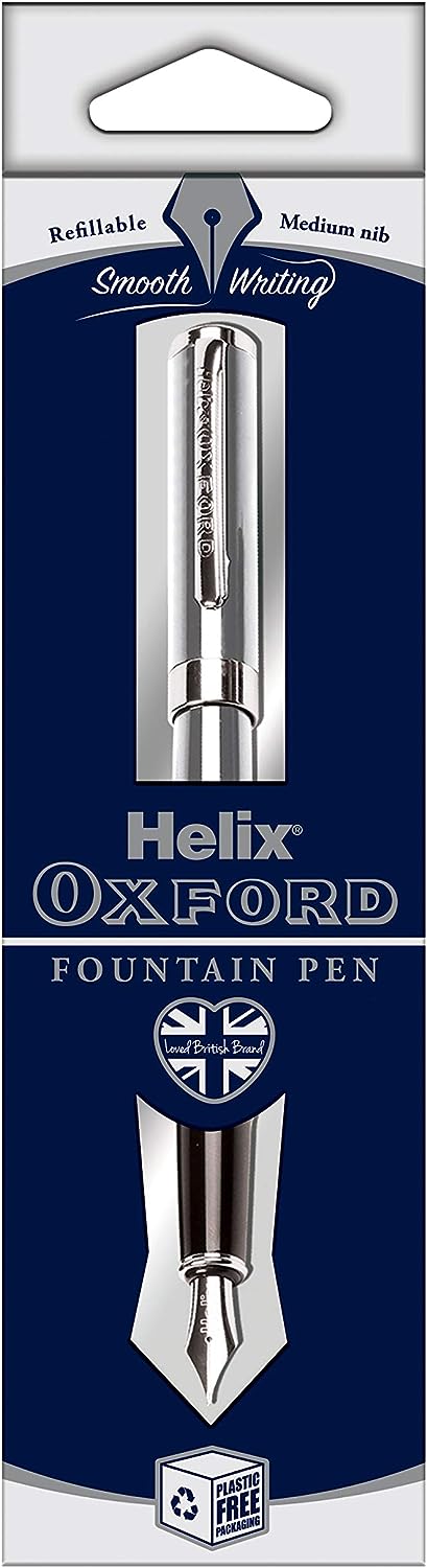 Helix Oxford Premium Fountain Pen Assorted Colours