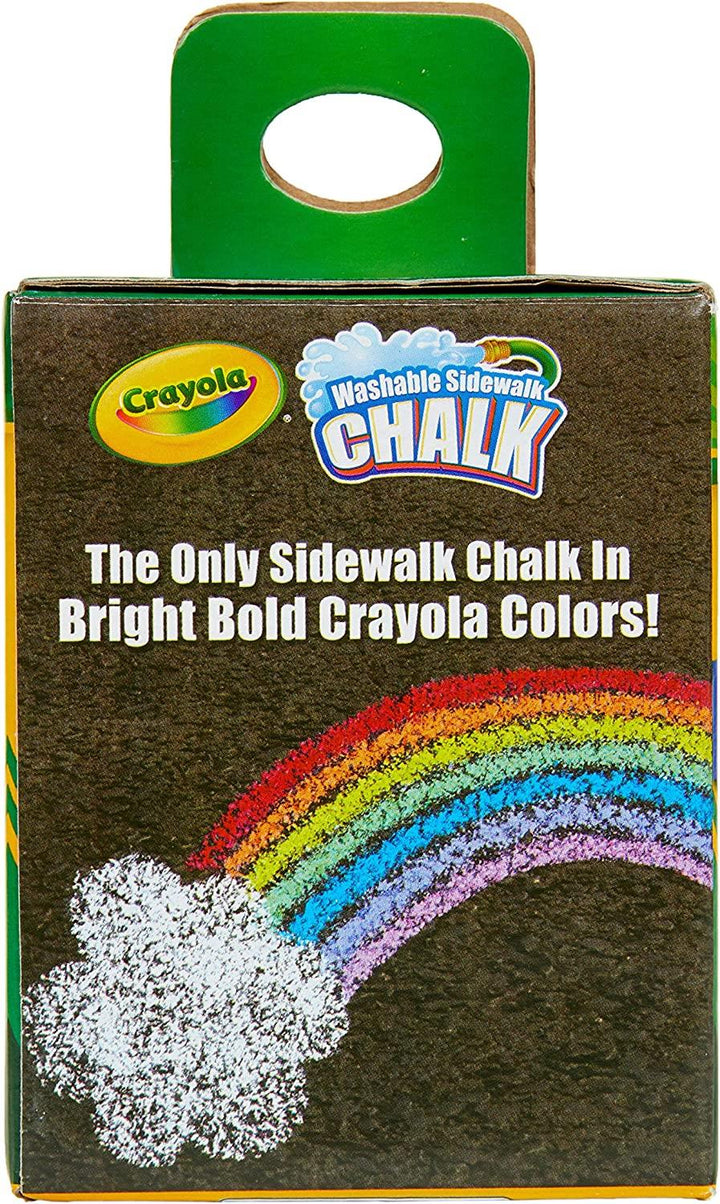 Crayola Outdoor Chalk - Assorted Colours (Pack of 12) | Perfect for Drawing on the Pavement or Patio