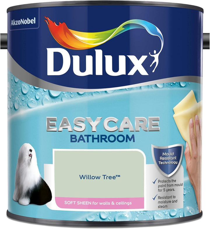 Dulux Easycare Bathroom Soft Sheen 2.5L Assorted