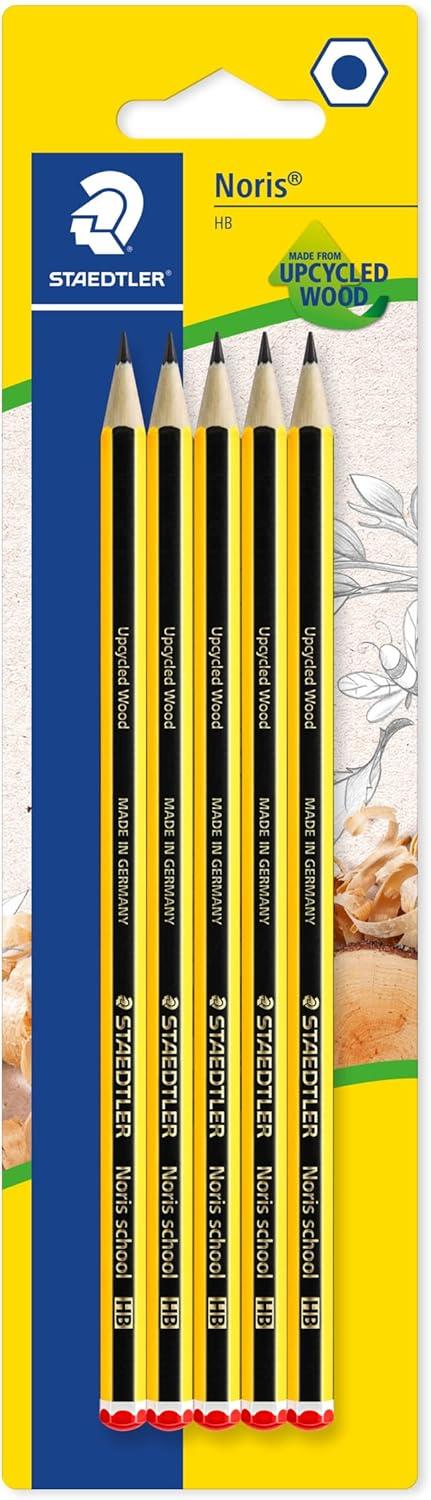 STAEDTLER 121-2 BK5D Noris HB Pencils, 5 Count (Pack of 1)