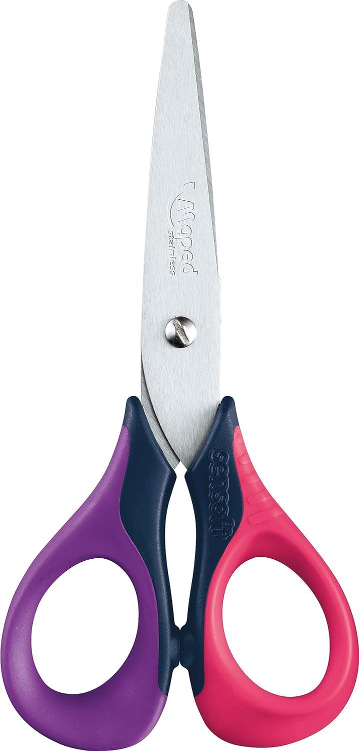 Maped Sensoft 3D Scissors 13cm Assorted Colours