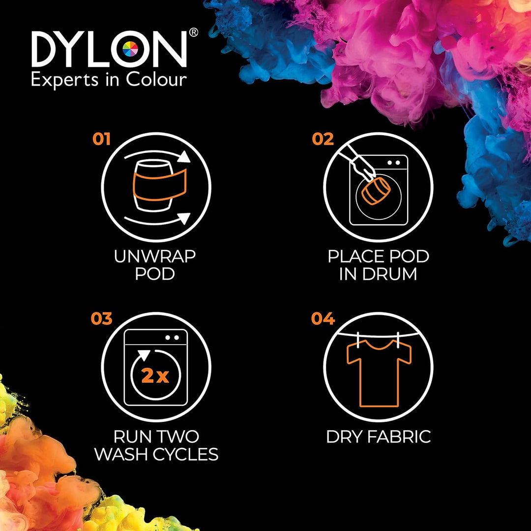 Dylon Machine Dye Pod Assorted Colours