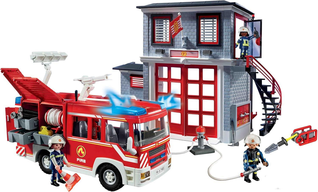 Playmobil Action heroes: Fire Station with Fire Truck