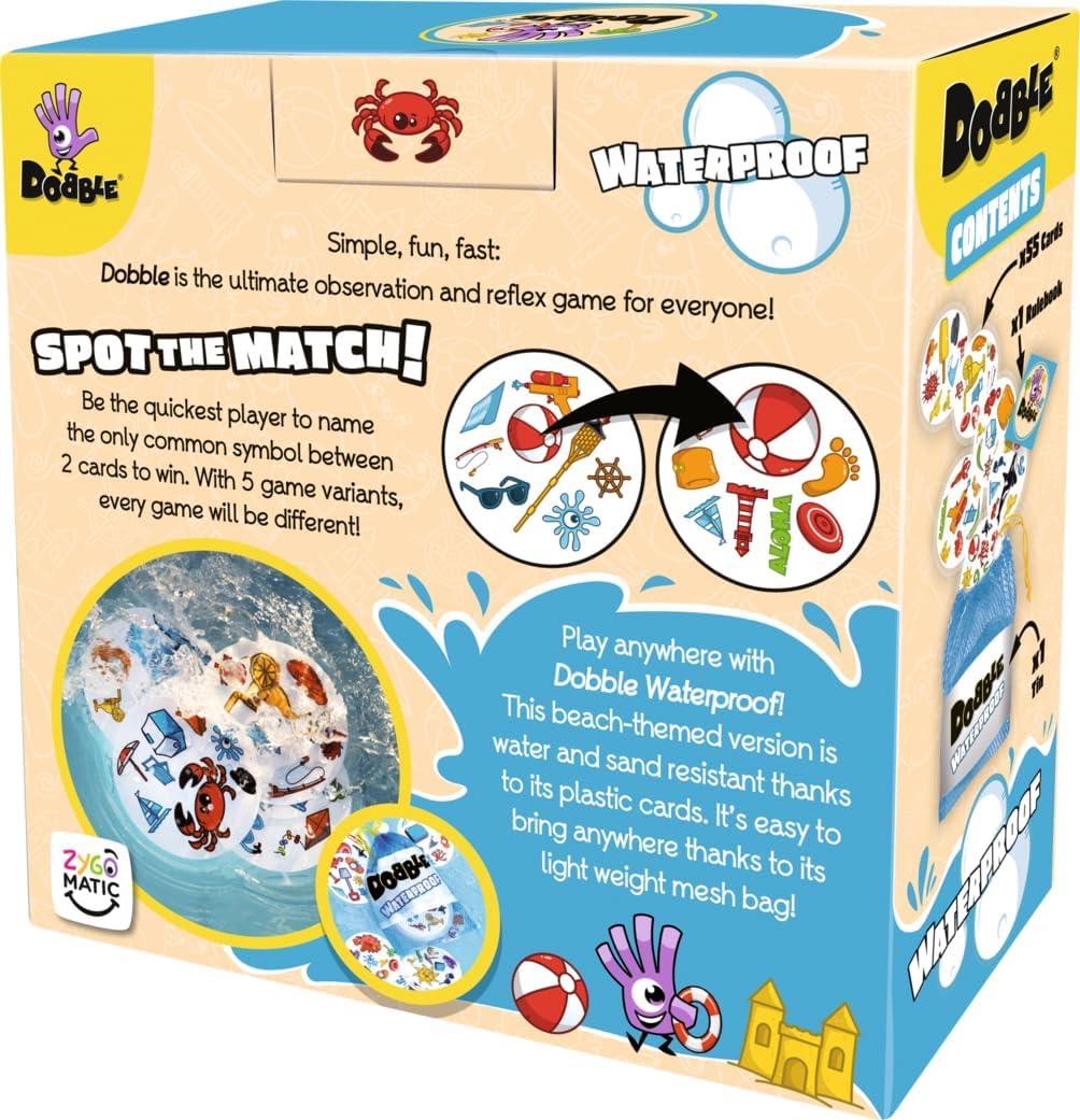 Dobble Waterproof Card Game