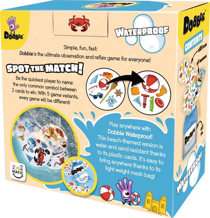 Dobble Waterproof Card Game