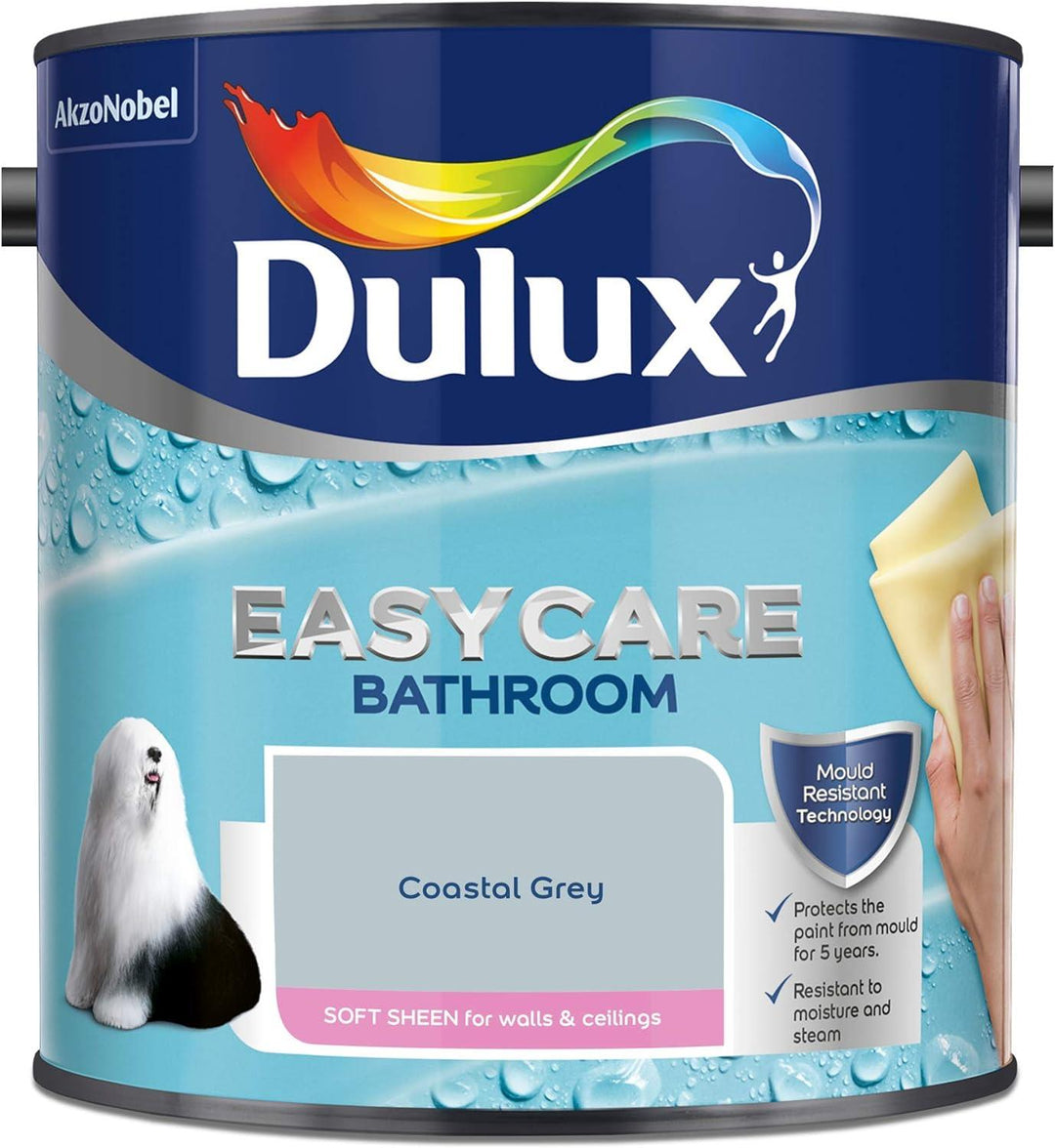 Dulux Easycare Bathroom Soft Sheen 2.5L Assorted