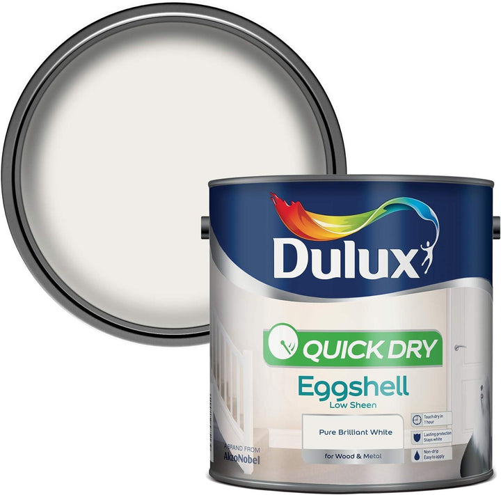 Dulux Quick Dry Eggshell Pure Brilliant White