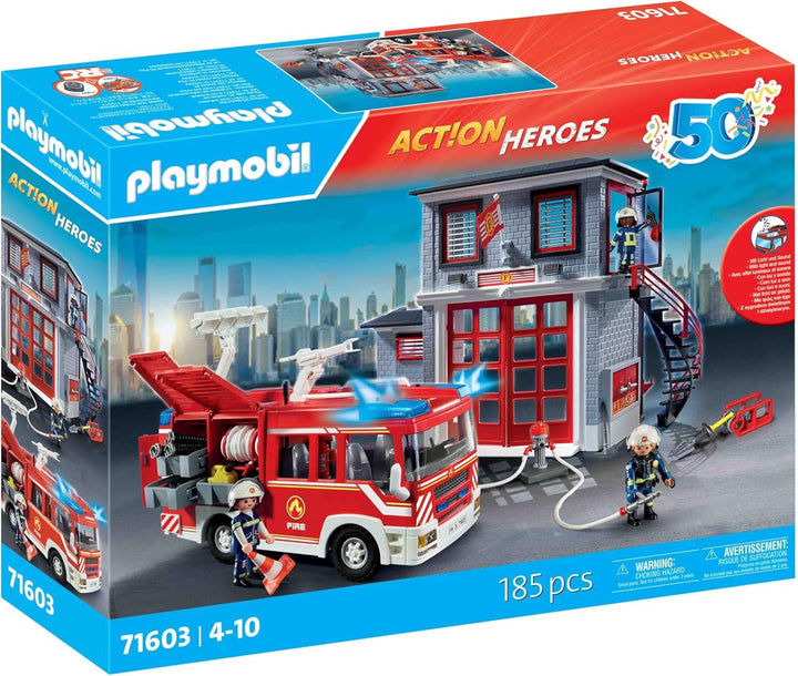 Playmobil Action heroes: Fire Station with Fire Truck