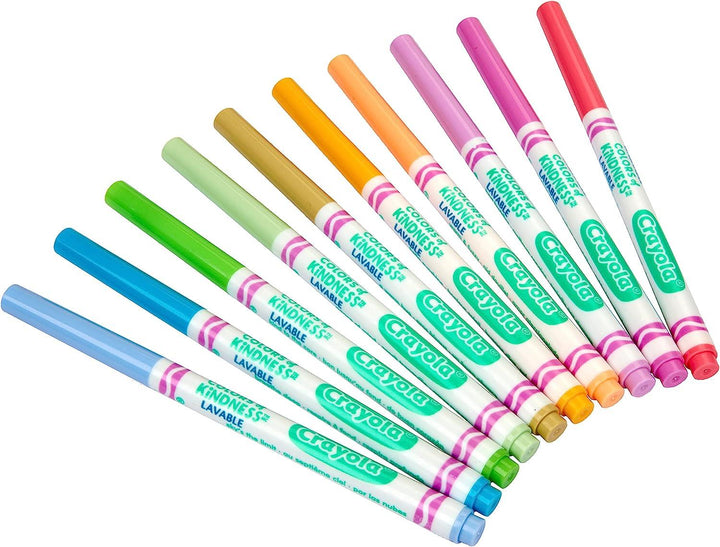 Crayola Colours of Kindness Washable Markers Assorted Colour Pack Of 10