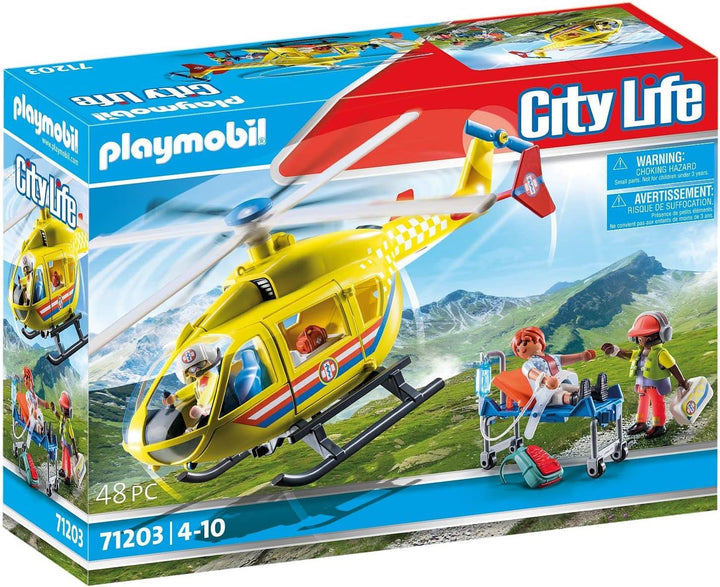 Playmobil 71203 City Life Medical Helicopter