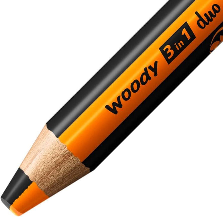 Multi-Talented Pencil - STABILO woody 3 in 1 duo Assorted Colours