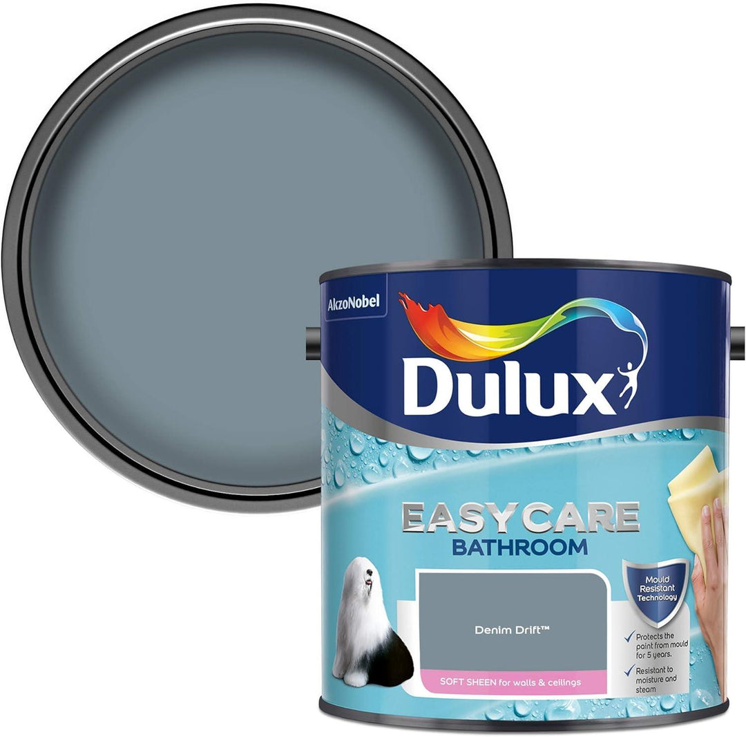 Dulux Easycare Bathroom Soft Sheen 2.5L Assorted