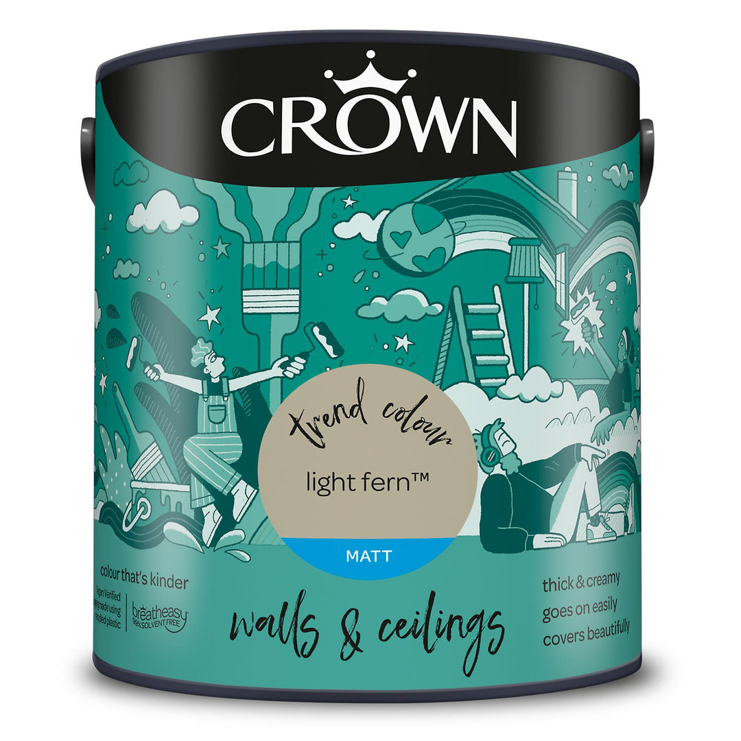 Crown Walls And Ceilings Matt 2.5L