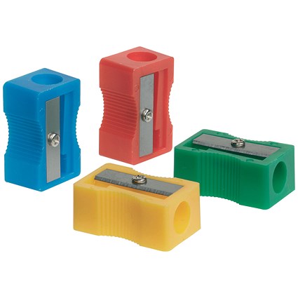 Helix Plastic One Hole Sharpener Q03051x10 units 10 Pack