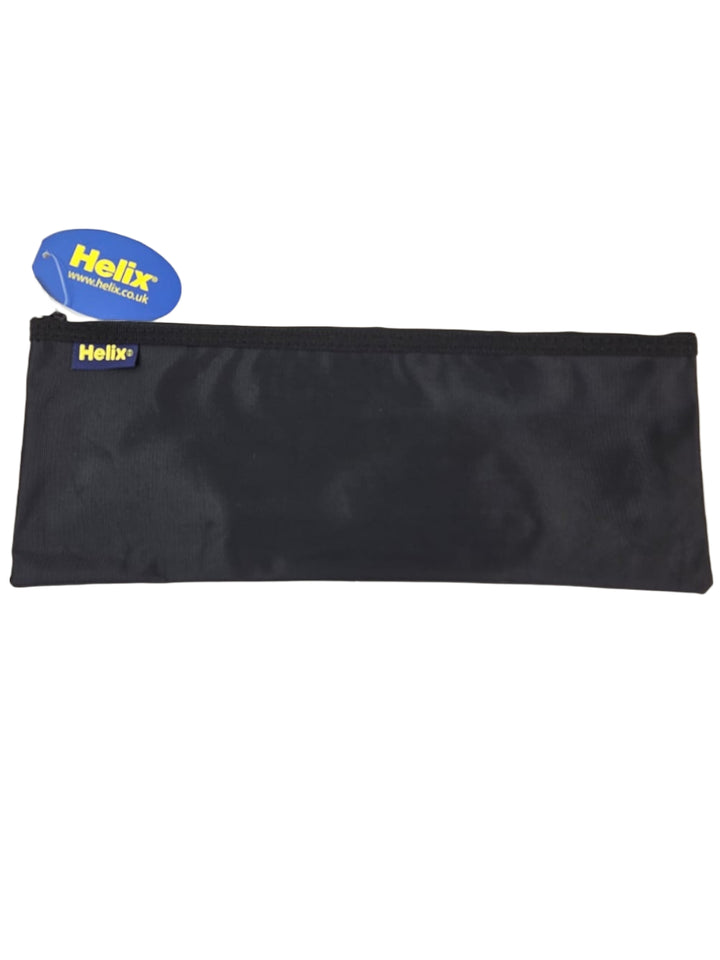 Helix Nylon Exam Pencil Case Co-ordinated  Zip 330 X 125mm