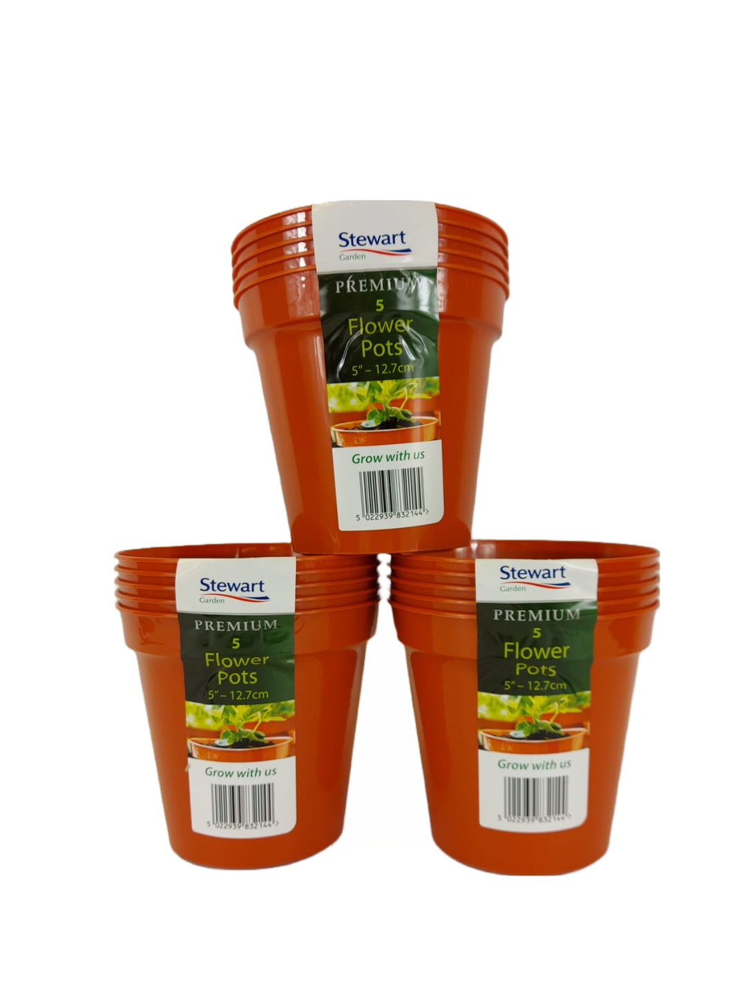 Stewart 239089 Flower Pot 5" Pack of 5