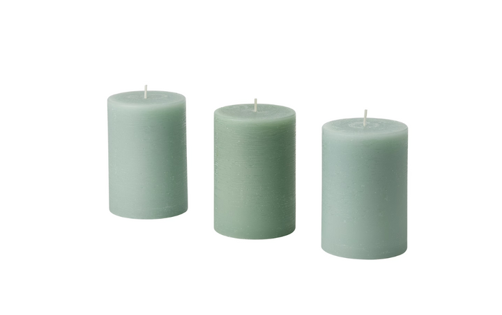 Ikea Scented Pillar Candle 30 Hr 3 Pack