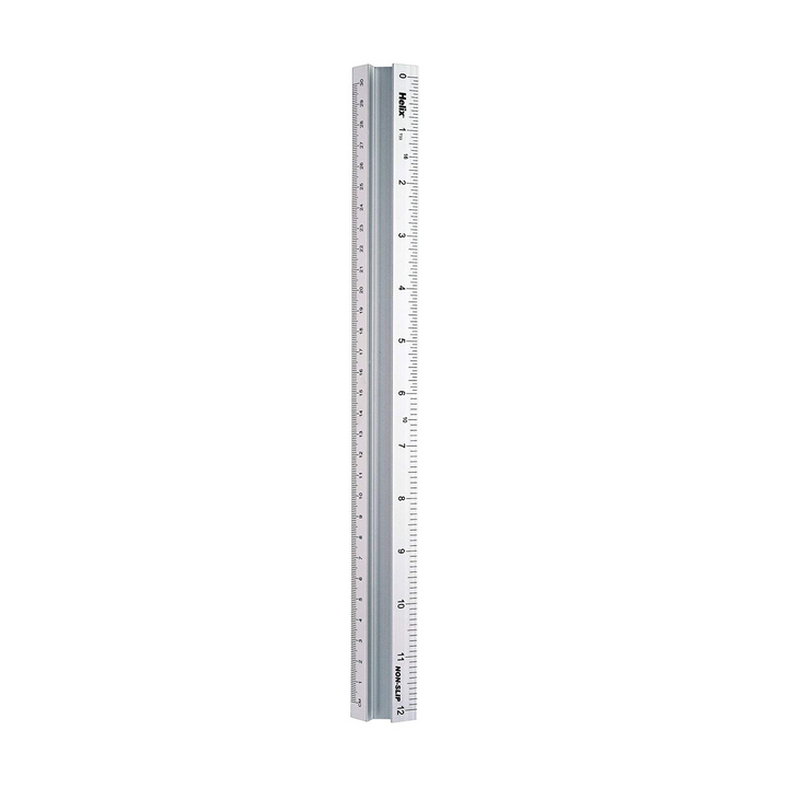 Helix Non-Slip Metal Safety Ruler 30CM/12inch