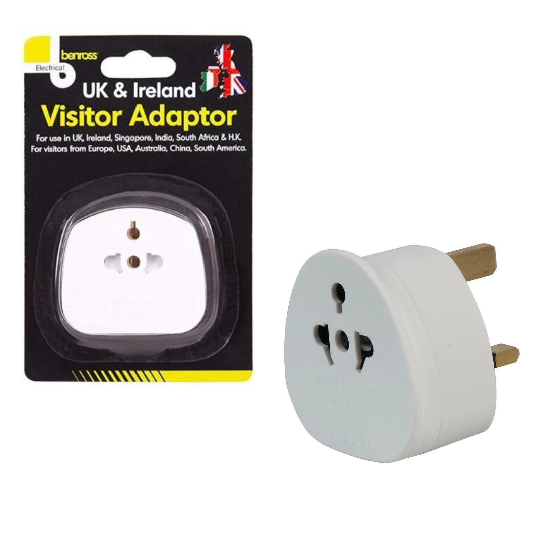 3Pin Universal Plug Travel Adaptor to UK-USA AUS AU US to uk New Visitor Adaptor