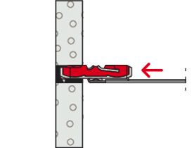 Fischer 537260 Cavity Fixing, Red/Grey, DUOTEC 10, Set Of 20 Pieces