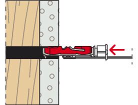 Fischer 537260 Cavity Fixing, Red/Grey, DUOTEC 10, Set Of 20 Pieces