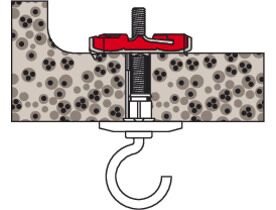 Fischer 537260 Cavity Fixing, Red/Grey, DUOTEC 10, Set Of 20 Pieces