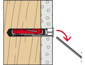 Fischer 537260 Cavity Fixing, Red/Grey, DUOTEC 10, Set Of 20 Pieces