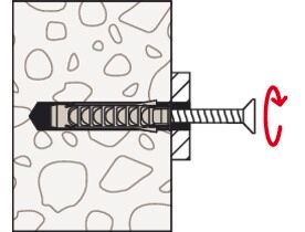 Fischer Expansion Plug SX 5 x 25 S With Screw