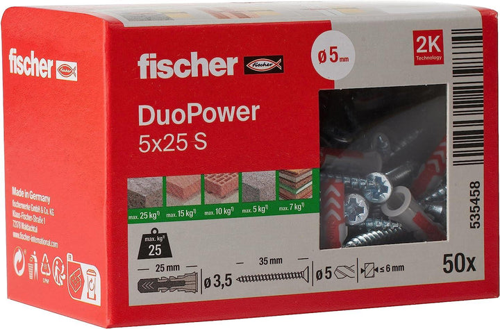 Fischer Duo Power Plug And Screws